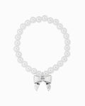Bow Pendant Pearl Bracelet
