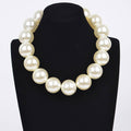Big Round Pearl Necklace
