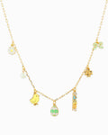 Easter Chick & Egg 7-Charm Necklace