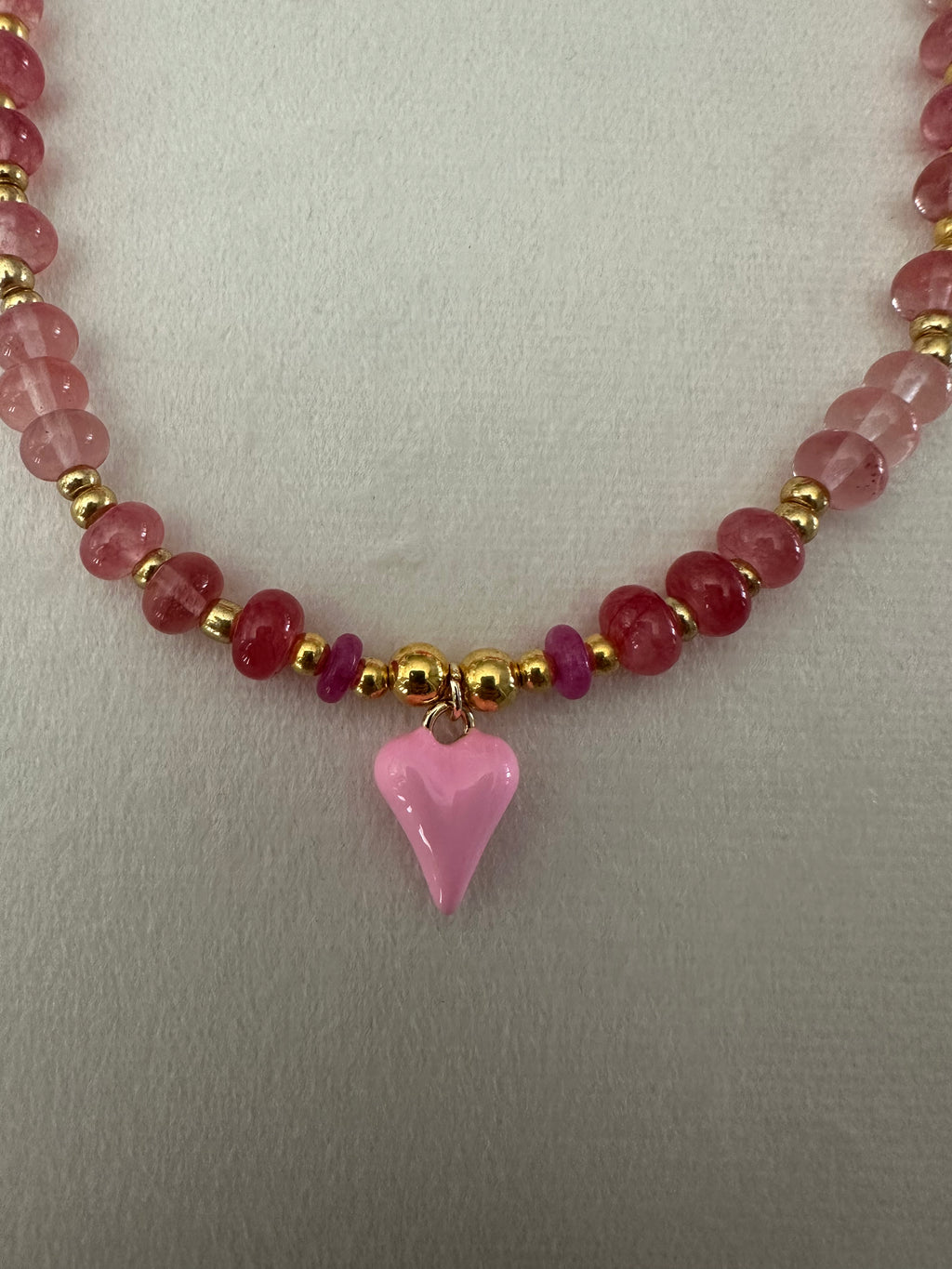 Rose Heart Necklace