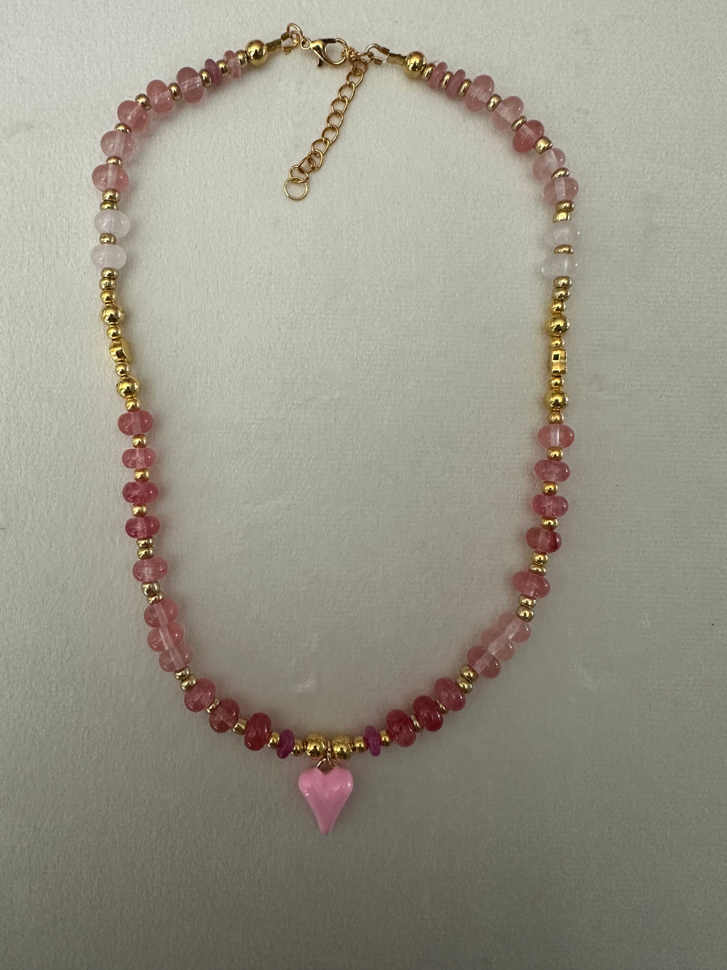 Rose Heart Necklace