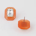 Marble Crystal Stud Earrings