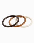 Sleek Stack Soft Bangle Bracelets Set of 3