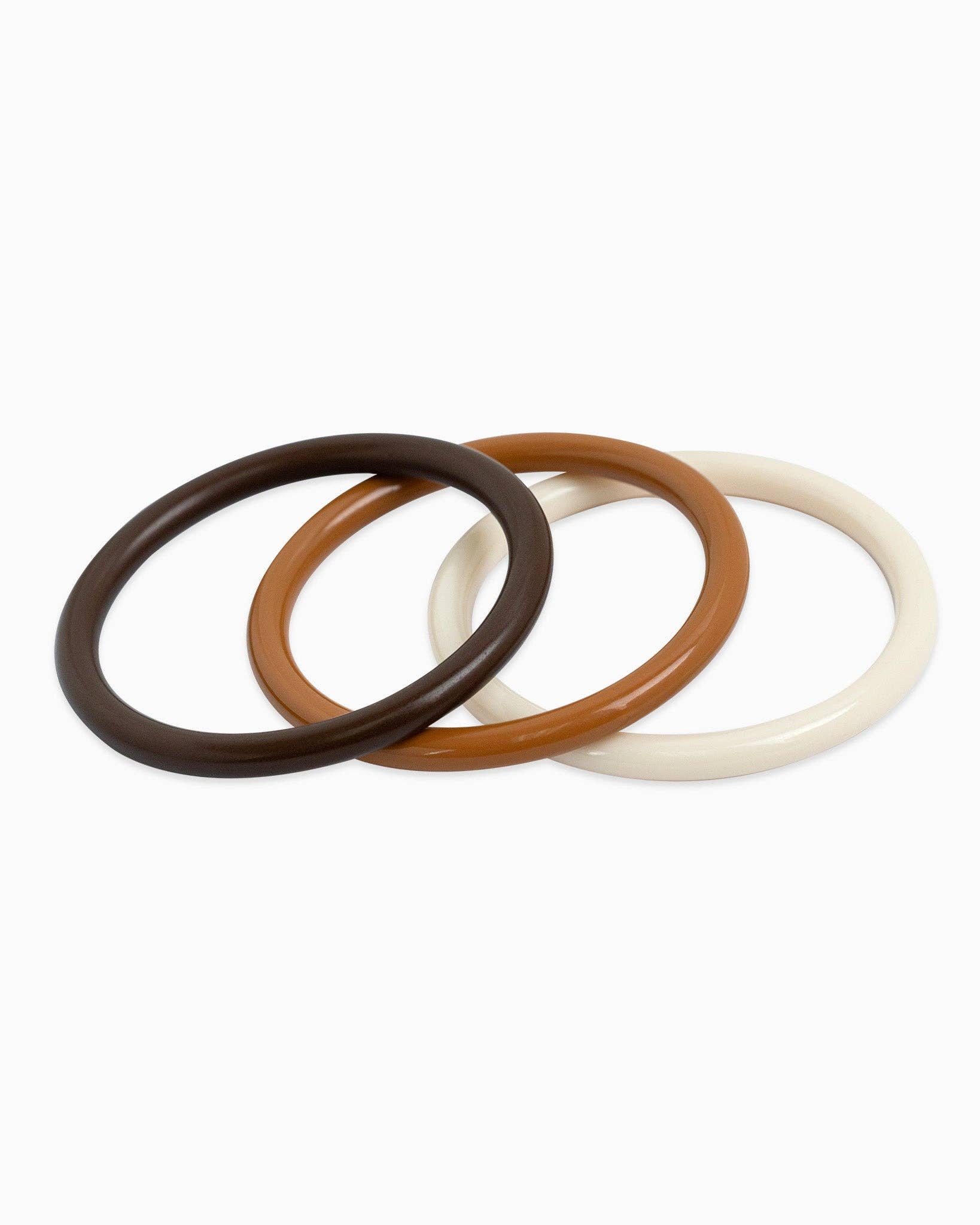Sleek Stack Soft Bangle Bracelets Set of 3