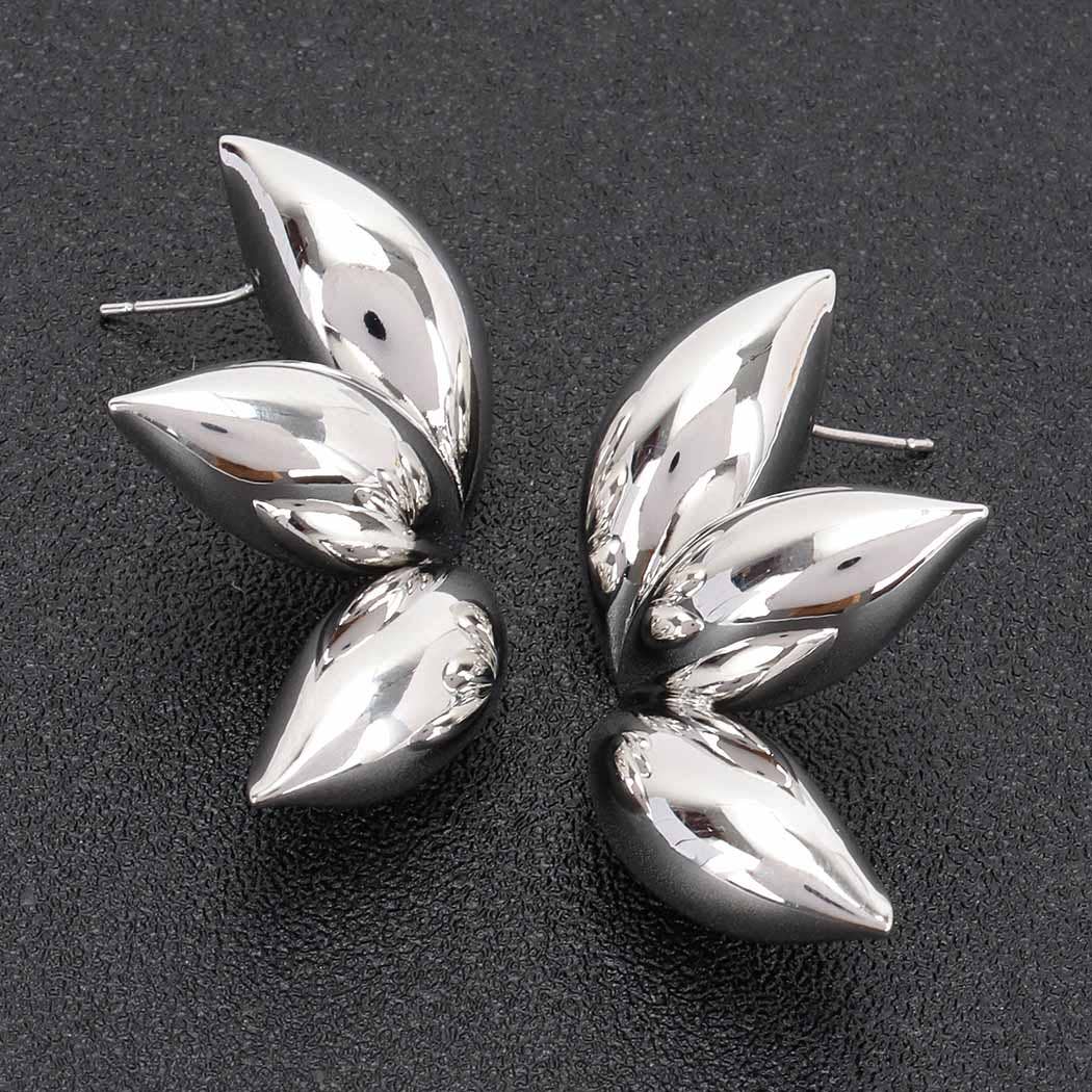 Metal Gold Dip Earring