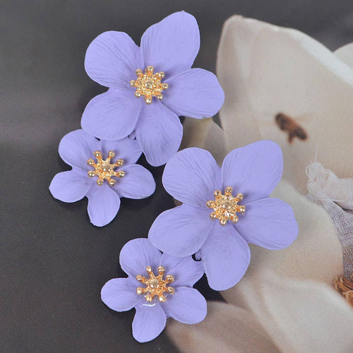 Colorful Flower Dangling Earring